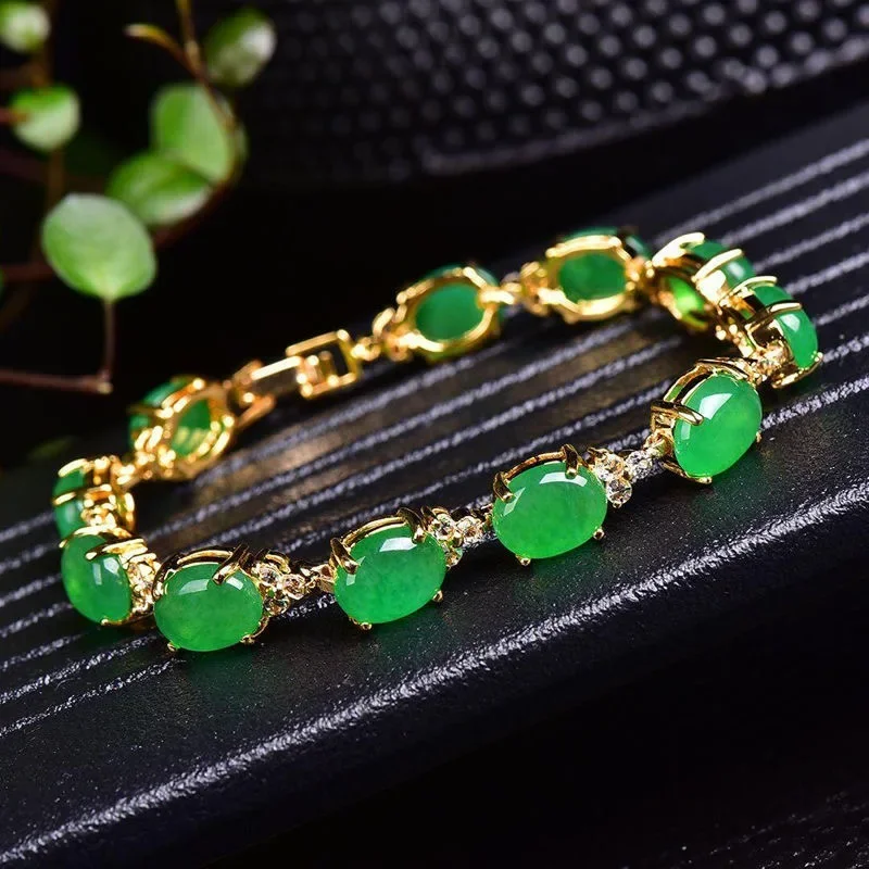 Bracelets - Tự Nhiên Xanh Ngọc Mã Não