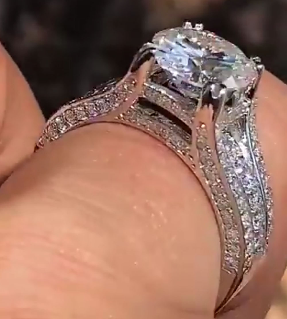 Custom Solid 14K White Gold Wo - đánh giá và giá Moissanite Engagement Ring 1 Carat