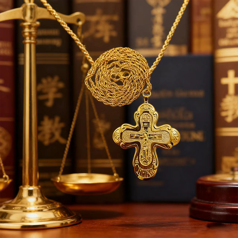 New 2026 Orthodox Pectoral Cro - đánh giá và giá Cross Pendant Necklace Gold