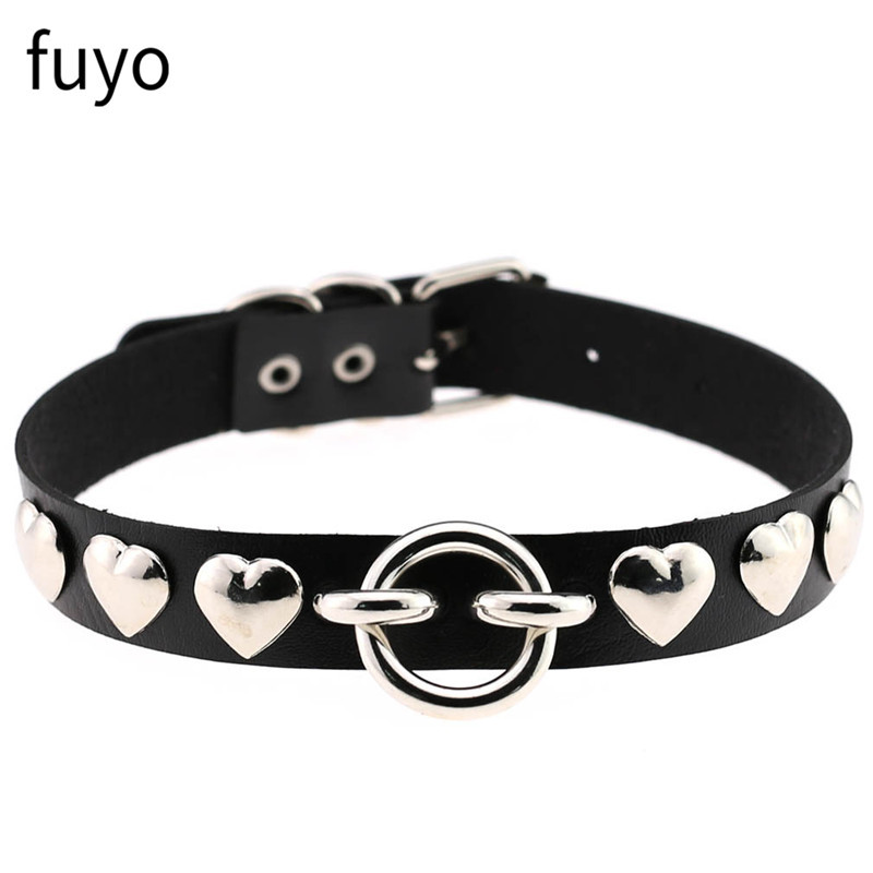 Punk Chuông Đen Mũi Nhọn Vòng  - đánh giá và giá Goth Punk Spike Choker