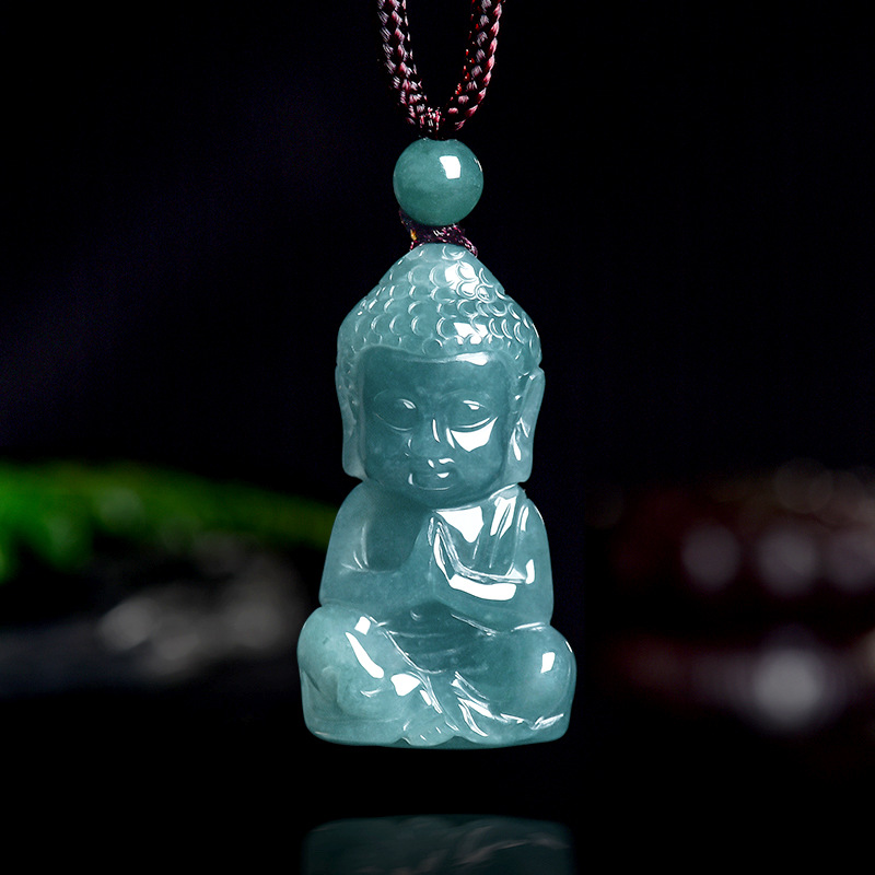 Natural Real Emerald Jade Blue - đánh giá và giá Necklaces