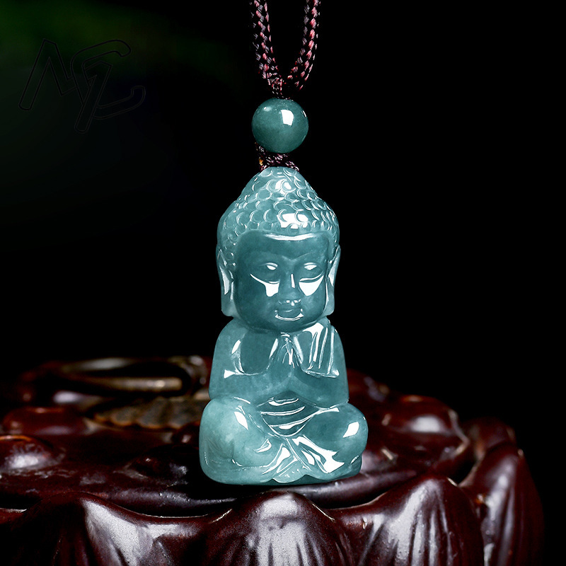 Natural Real Emerald Jade Blue - đánh giá và giá Necklaces