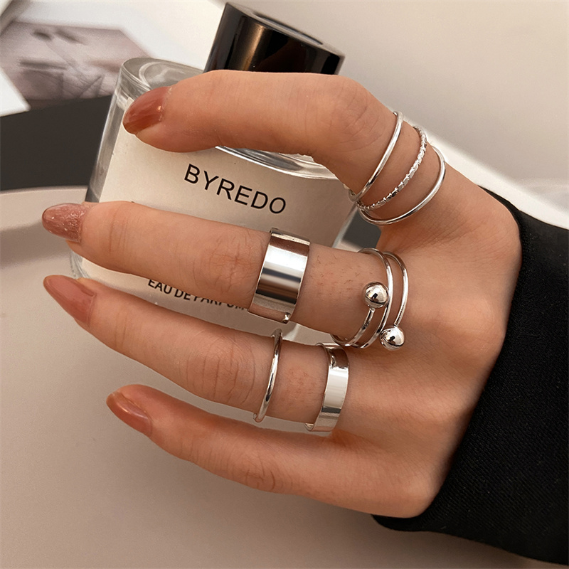 Đính Hạt Kim Loại Punk Bộ Nhẫn - đánh giá và giá Vintage Punk Knuckle Rings Set