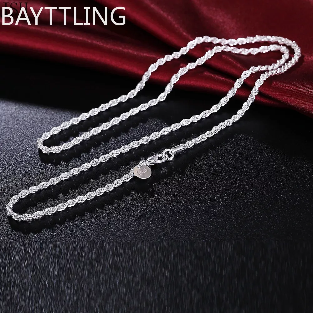40-60cm wholesale 925 Sterling - đánh giá và giá 925 Sterling Silver Chain Necklace Men