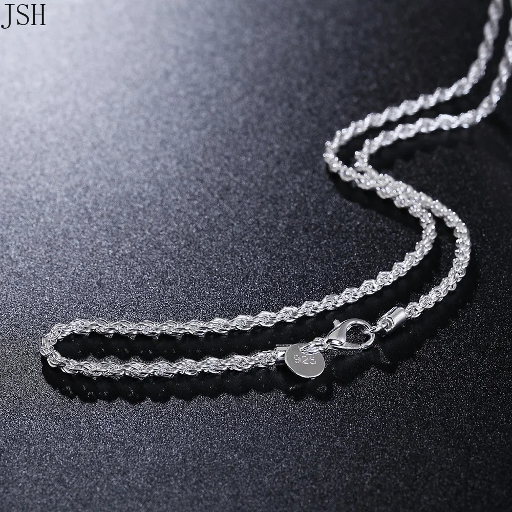 40-60cm wholesale 925 Sterling - đánh giá và giá 925 Sterling Silver Chain Necklace Men