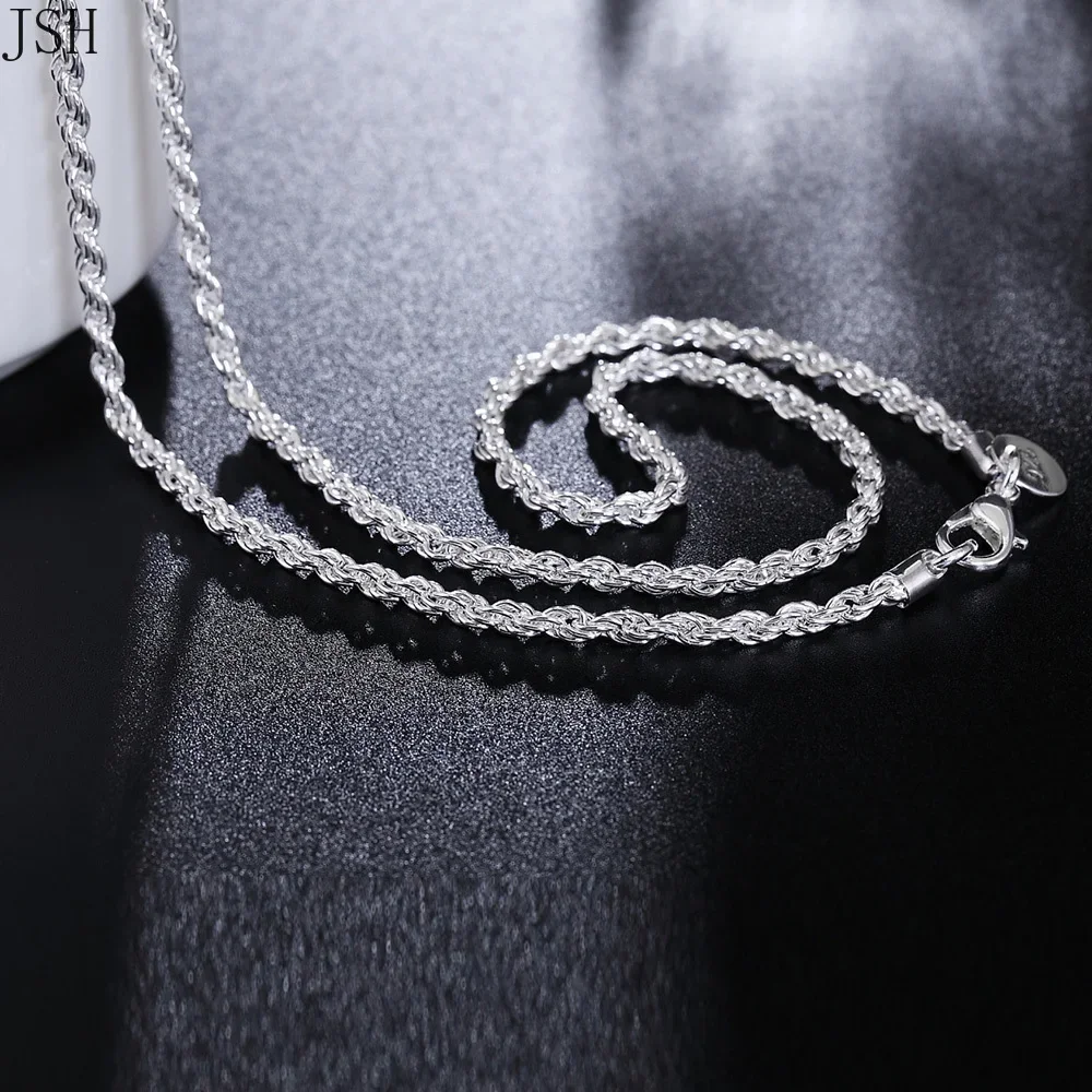 40-60cm wholesale 925 Sterling - đánh giá và giá 925 Sterling Silver Chain Necklace Men