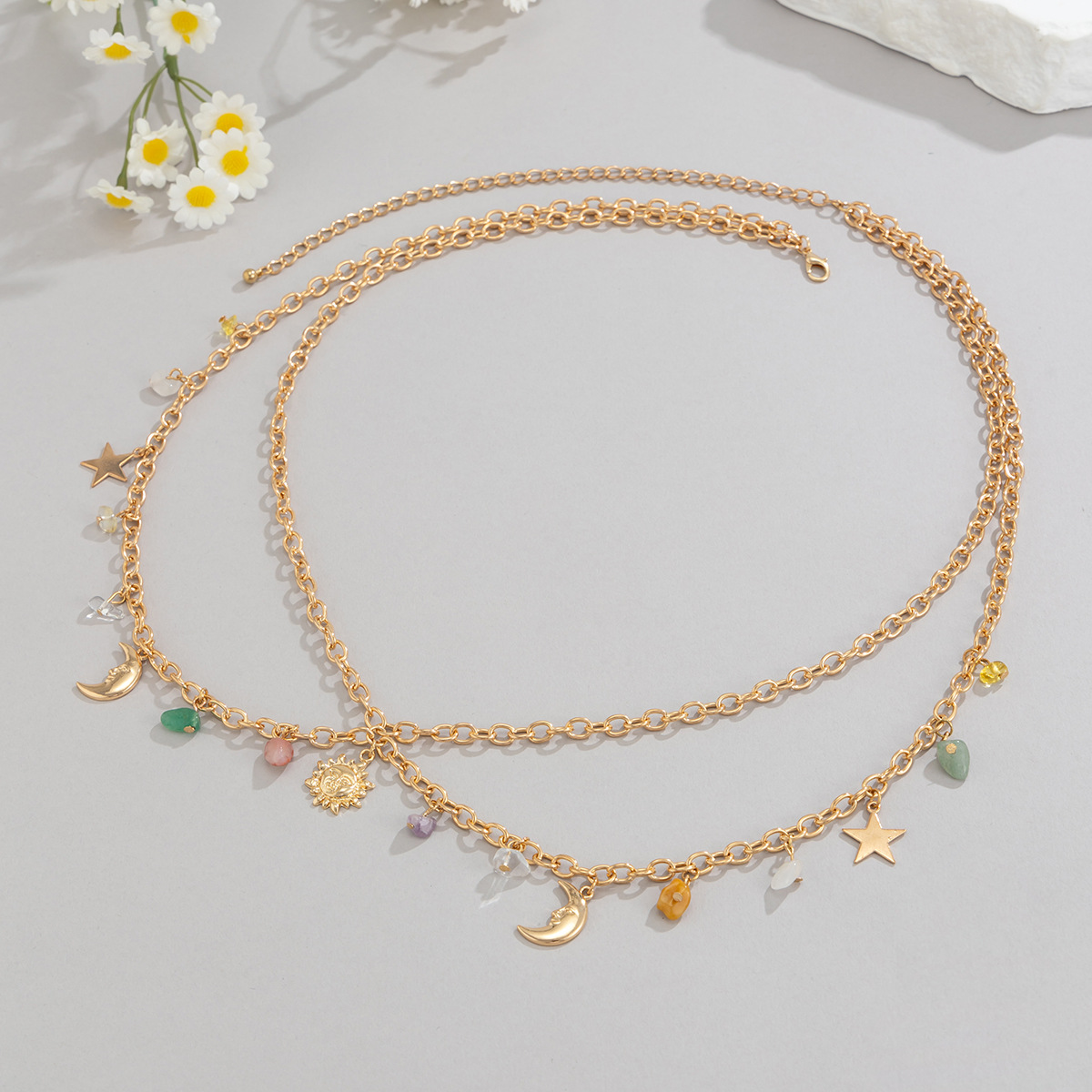 Boho Star Moon Sun Pendant Wai - đánh giá và giá Body Jewelry