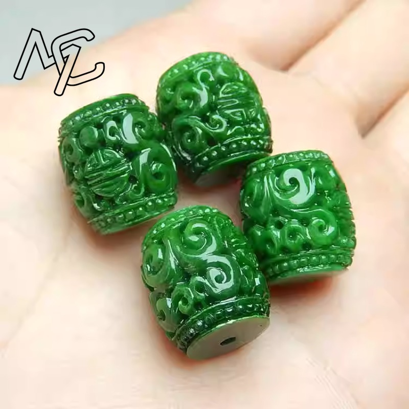 5pc Natural Green Jade Carving - đánh giá và giá Bracelets