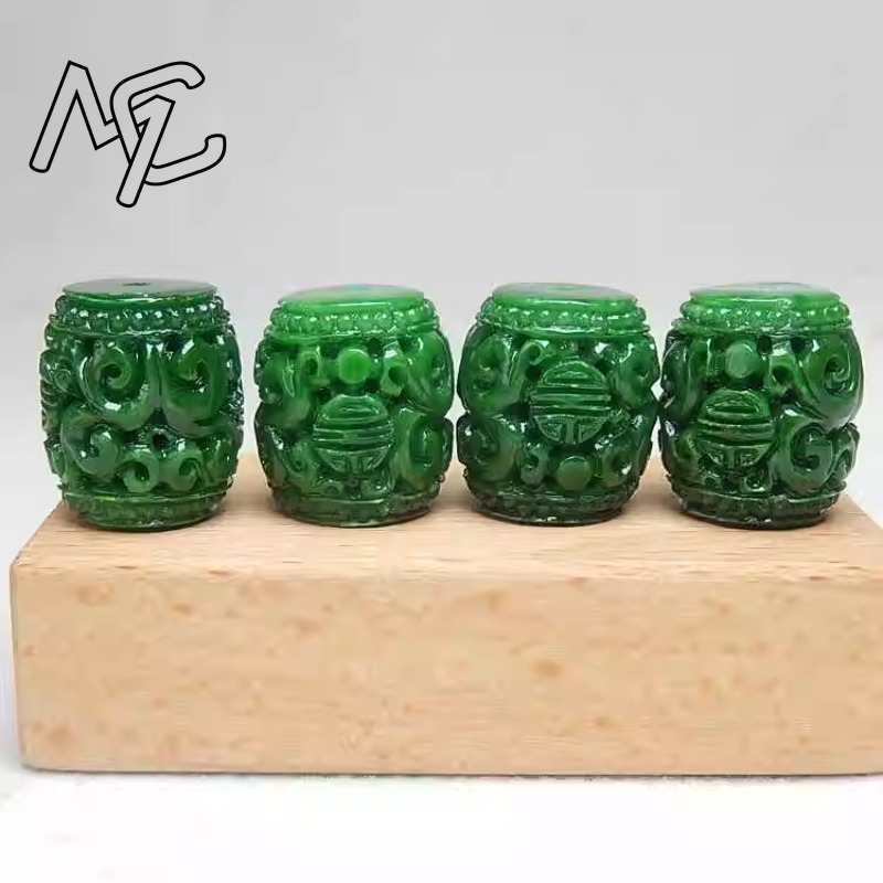 5pc Natural Green Jade Carving - đánh giá và giá Bracelets