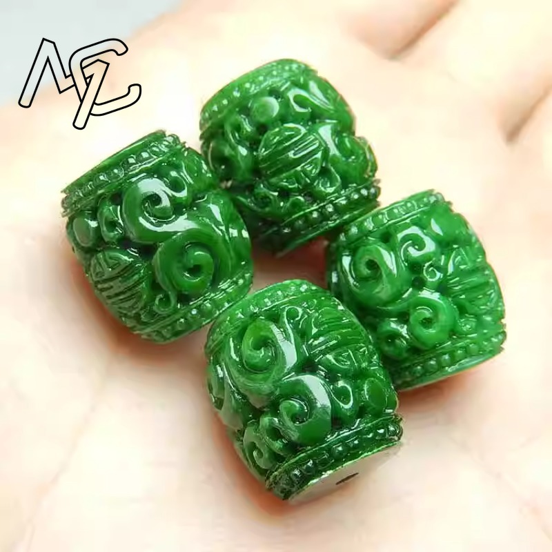 5pc Natural Green Jade Carving - đánh giá và giá Bracelets