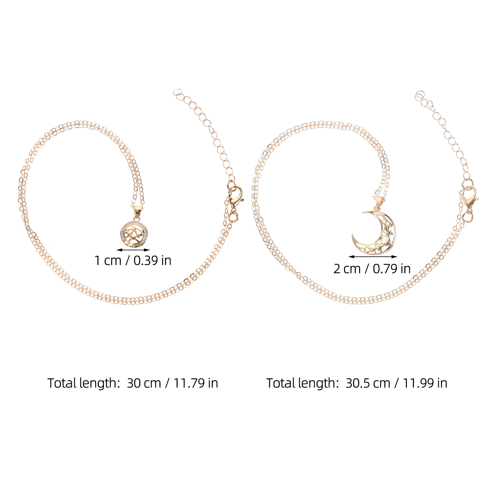 1Pair Sun and Moon Necklace Se - đánh giá và giá Magnetic Couple Matching Necklaces