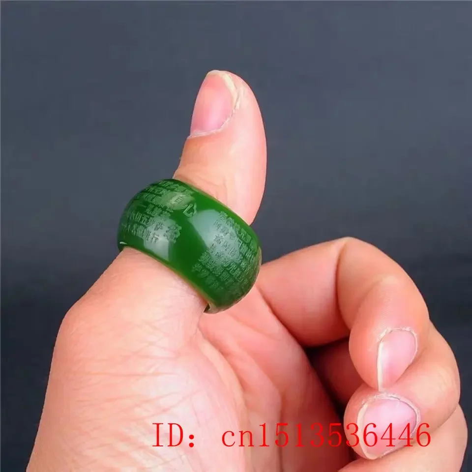 Natural Green Jade 22mm Ring H - đánh giá và giá Rings