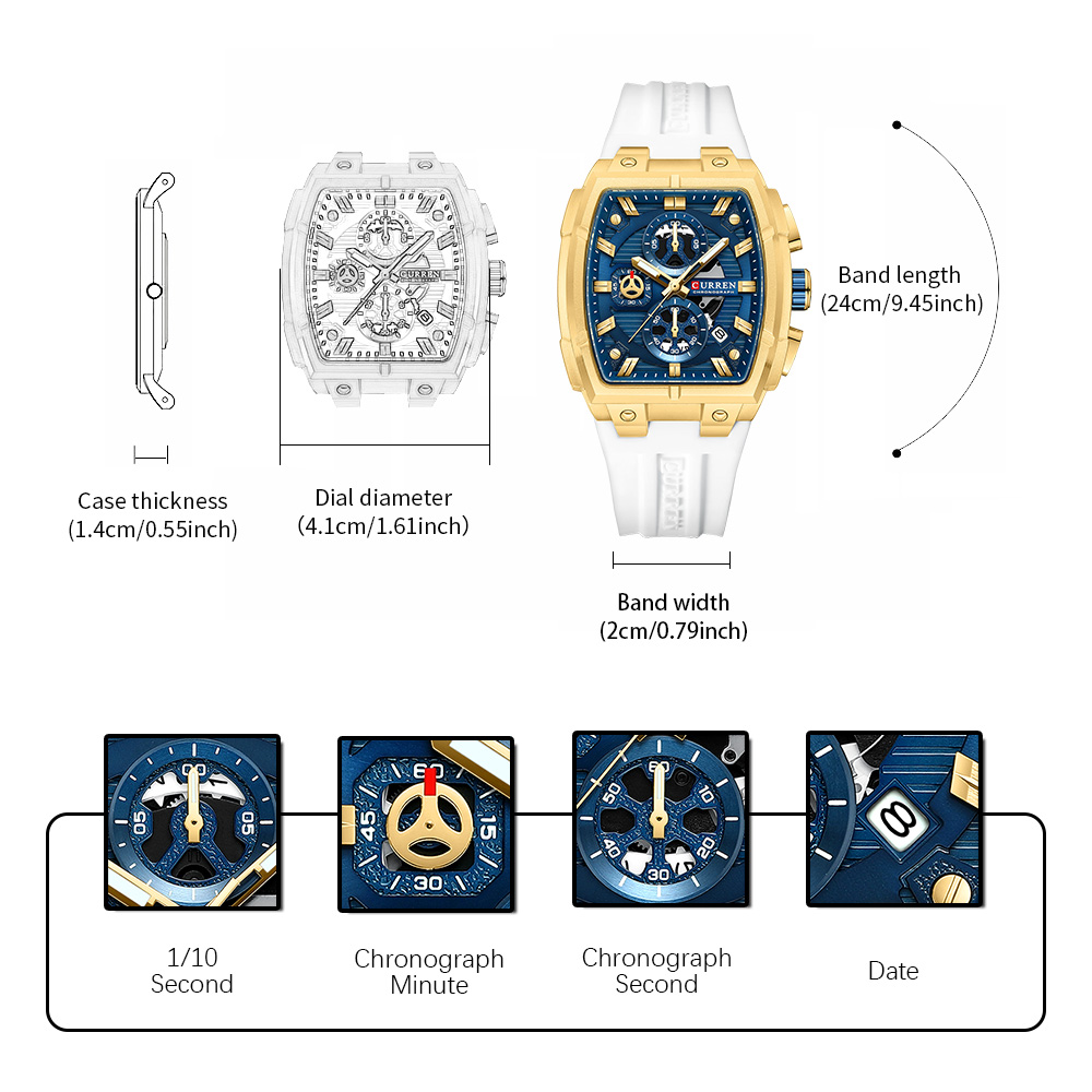 CURREN Luxury Vintage Watch fo - đánh giá và giá Watch Accessories