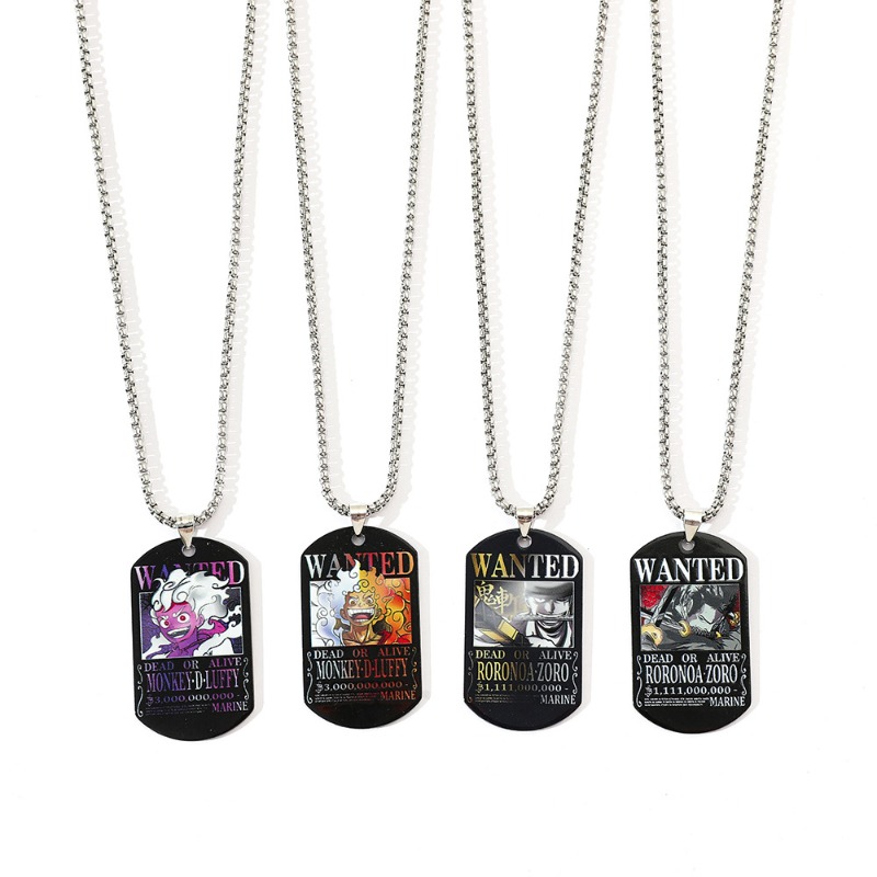 One Piece Luffy Zoro 3 Billion - đánh giá và giá Custom Name Necklace Stainless Steel