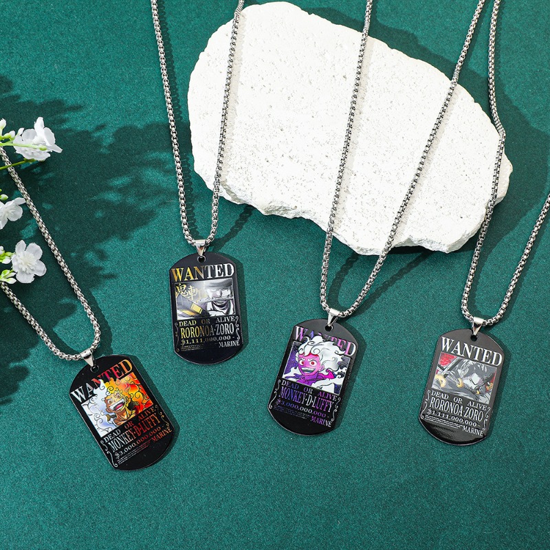 One Piece Luffy Zoro 3 Billion - đánh giá và giá Custom Name Necklace Stainless Steel
