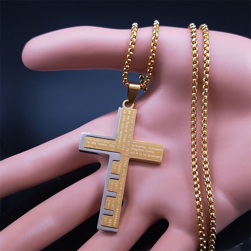 Retro Chéo Giáo Hội Cơ Đốc Giá - đánh giá và giá Cross Pendant Necklace Gold