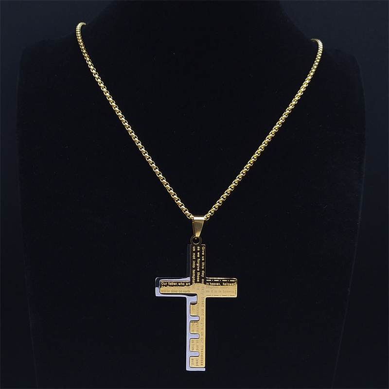 Retro Chéo Giáo Hội Cơ Đốc Giá - đánh giá và giá Cross Pendant Necklace Gold