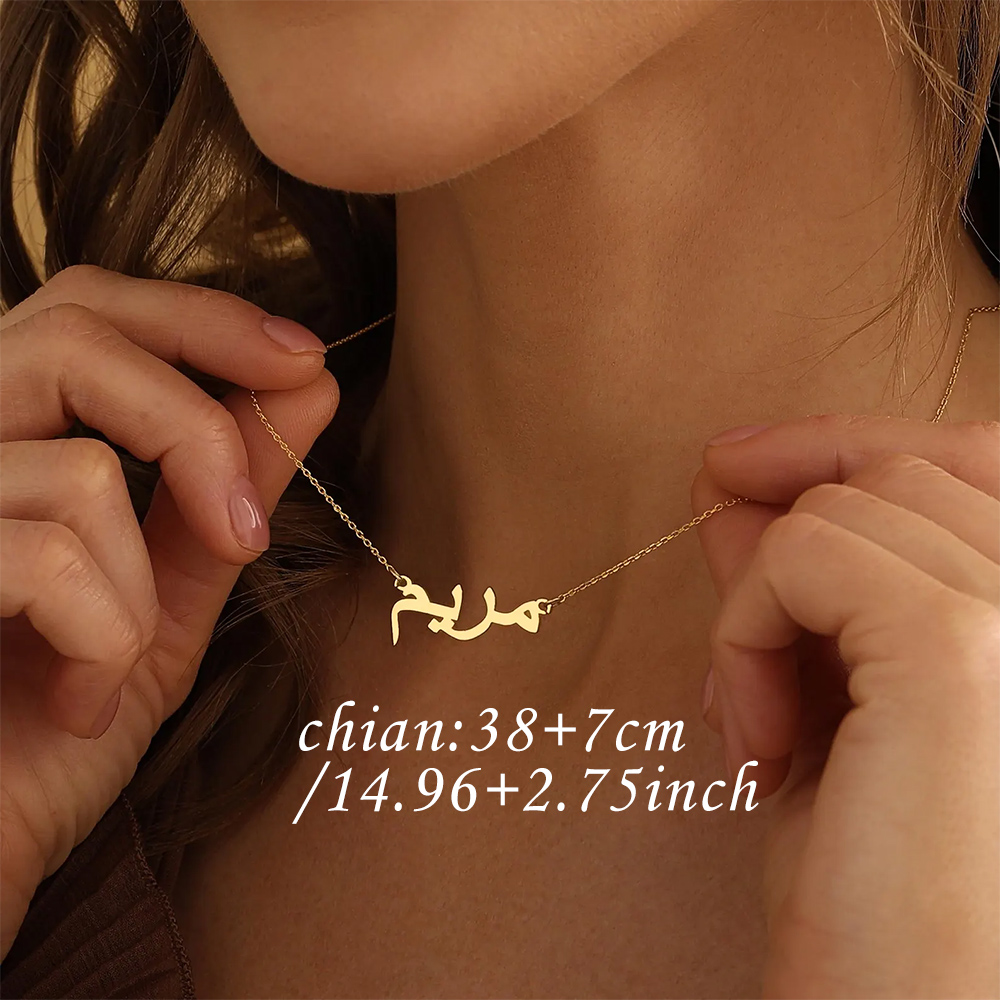 Customized Arabic Name Necklac - đánh giá và giá Custom Name Necklace Stainless Steel