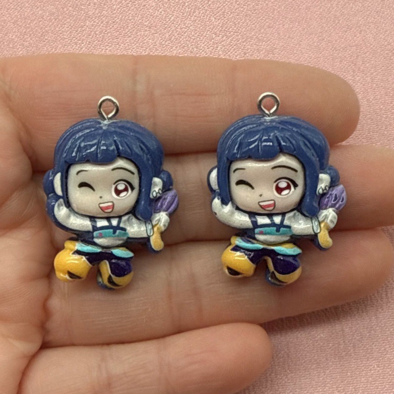 10pcs resin cartoon pendant, D - đánh giá và giá Earrings