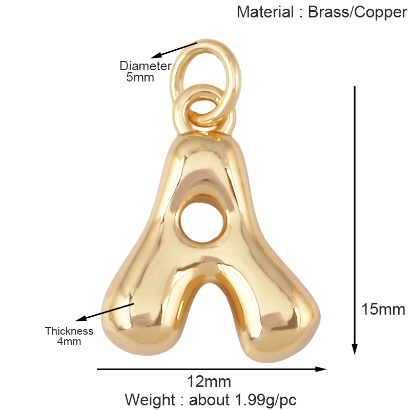 3pcs Lot Cute  Brass Initial B - đánh giá và giá Initial Letter Necklace 18K Gold