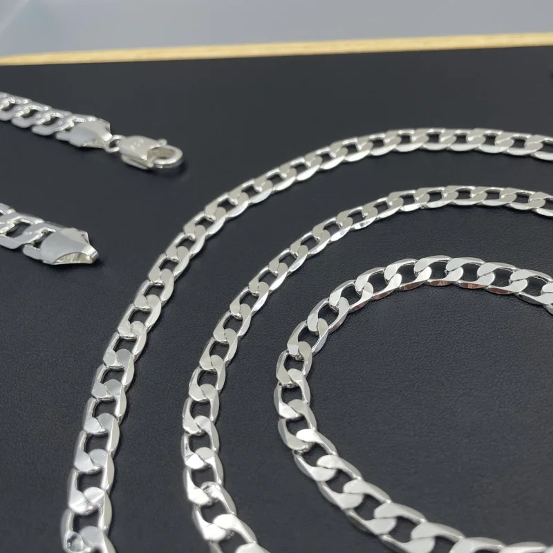 Men's 925 Sterling Silver Neck - đánh giá và giá Cuban Link Chain 12Mm