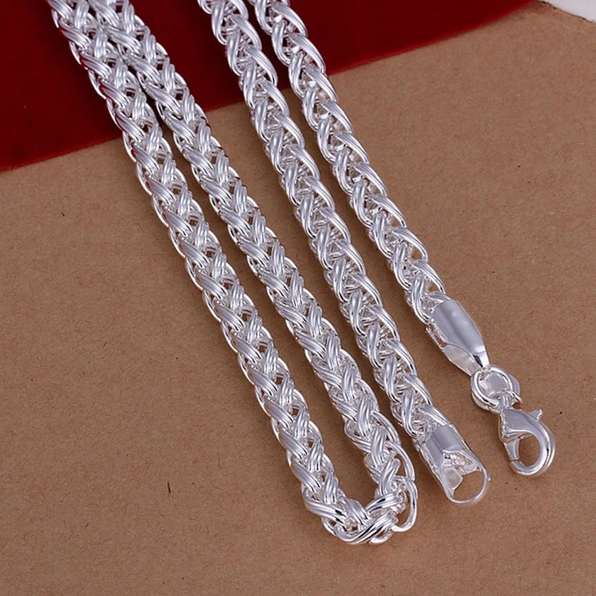 50cm 925 Sterling Silver 6MM N - đánh giá và giá 925 Sterling Silver Chain Necklace Men