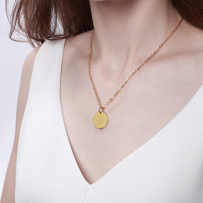 Stainless Steel Layered Neckla - đánh giá và giá Layered Pendant Necklace Aesthetic