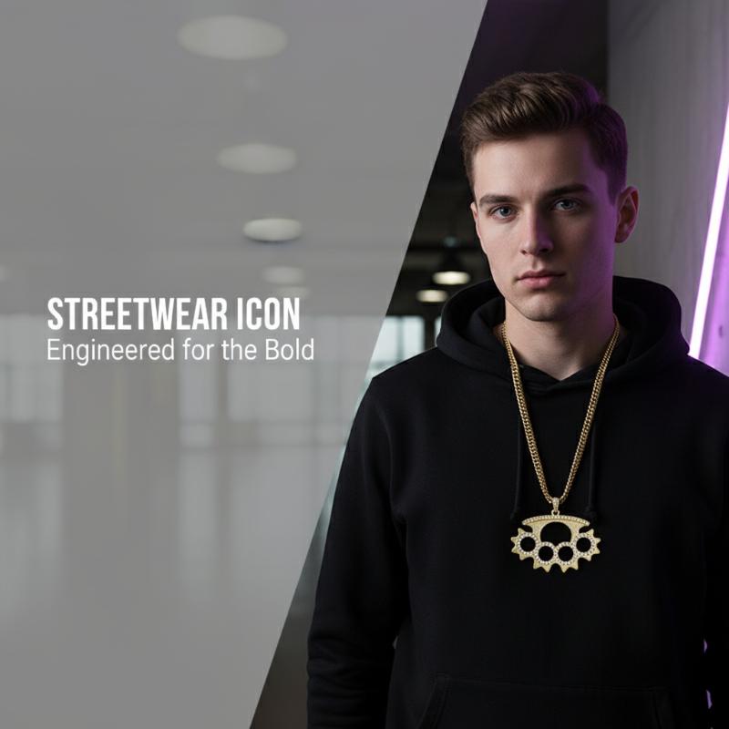 Y2K Punk Stainless Steel Penda - đánh giá và giá Layered Pendant Necklace Aesthetic