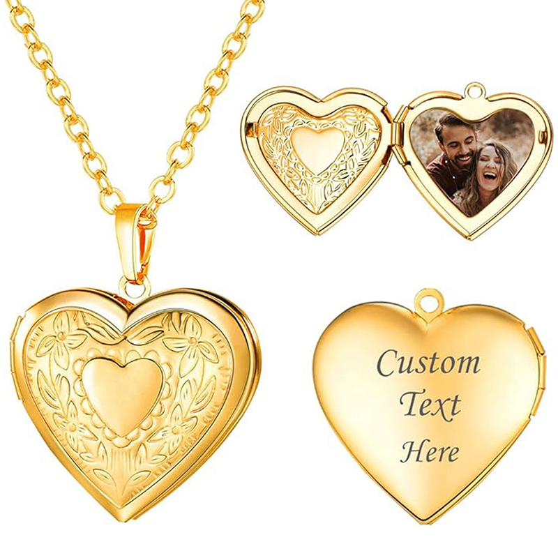 Personalized Locket Necklace C - đánh giá và giá Heart Locket Necklace Photo