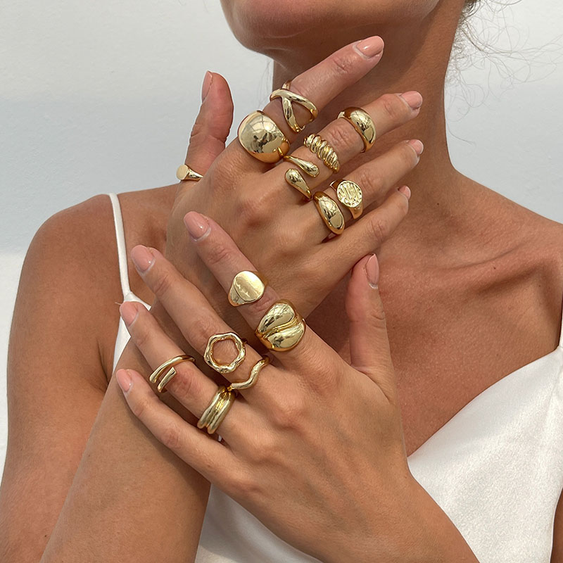 Fashion Vintage Metal Rings Fo - đánh giá và giá Vintage Punk Knuckle Rings Set