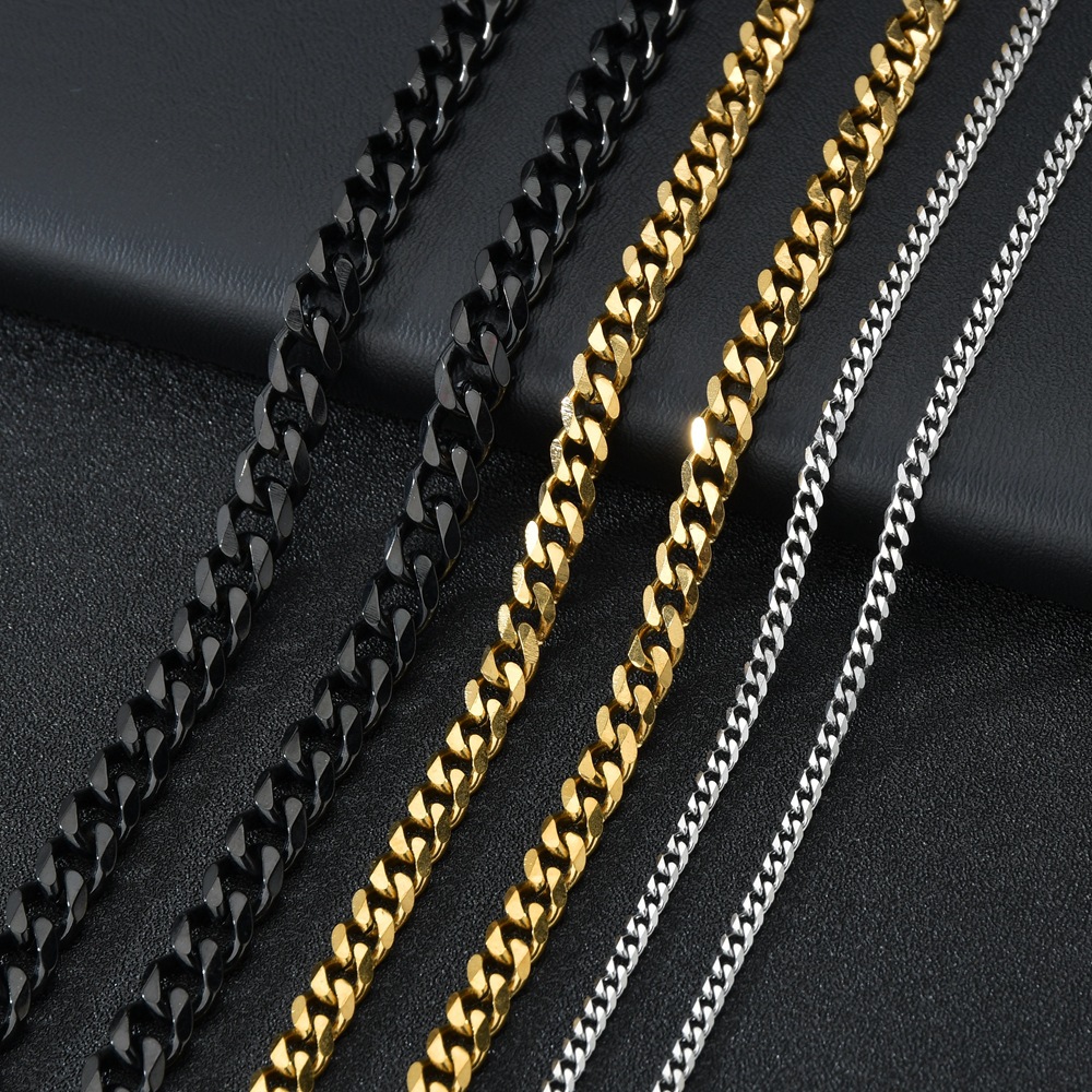 1 piece Size 3.6mm/5mm/7mm Men - đánh giá và giá Cuban Link Chain 12Mm