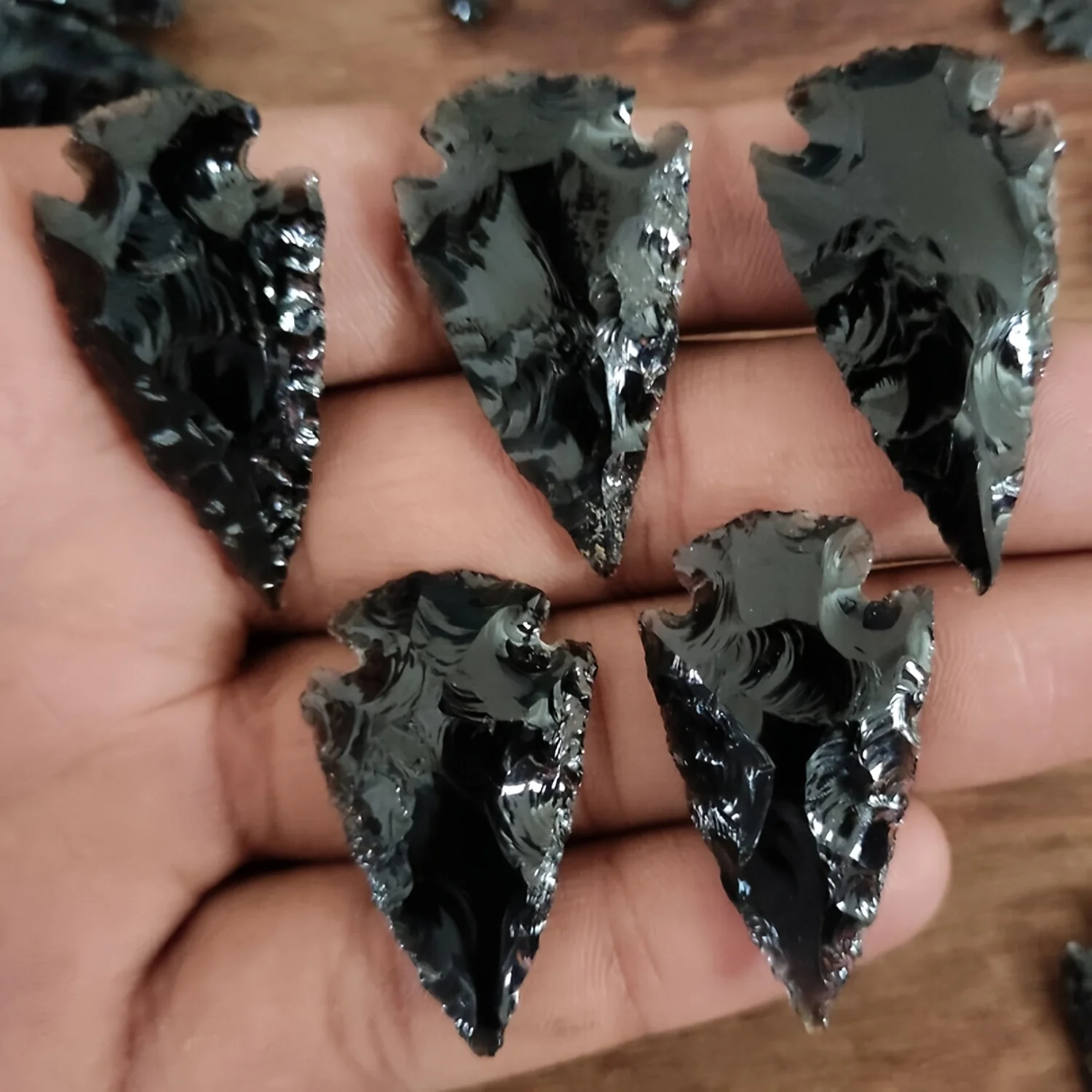 1 Obsidian Arrow Pendant -Hand - đánh giá và giá Crystal Pendant Necklace Natural Stone