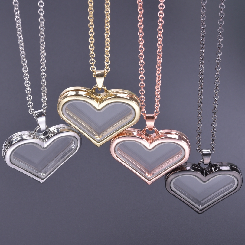 1Pc Y2K Girl Sweet Love Heart  - đánh giá và giá Heart Locket Necklace Photo