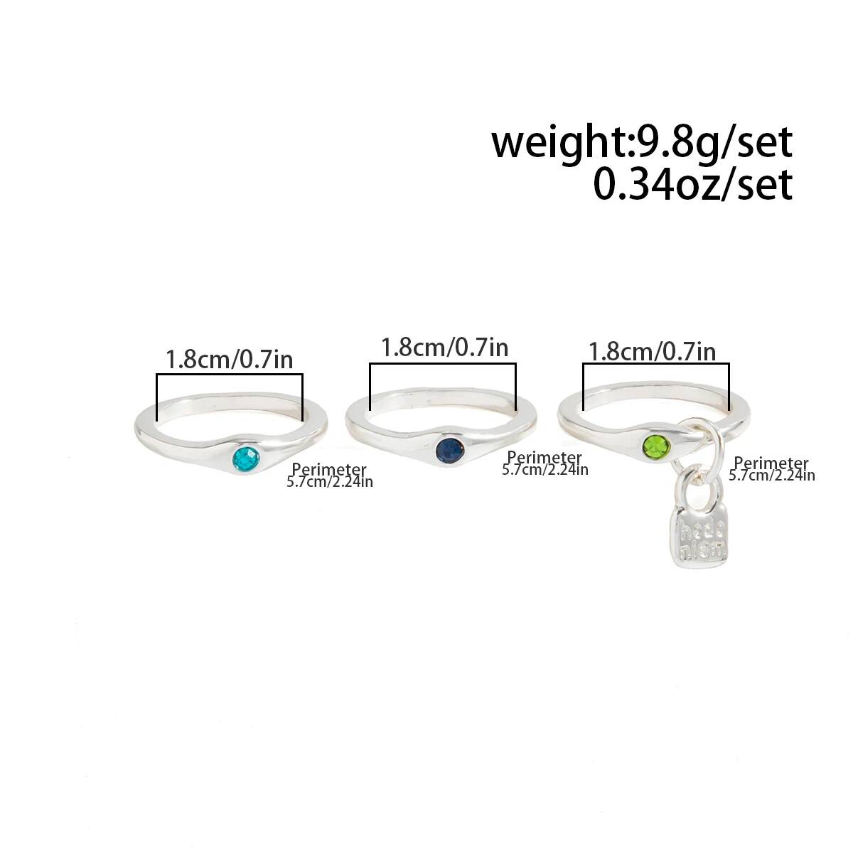 Ingemark 3Pcs/Set Vintage Inla - đánh giá và giá Vintage Punk Knuckle Rings Set