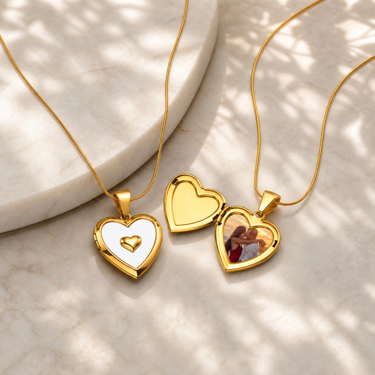 Custom Photo Heart Locket Neck - đánh giá và giá Heart Locket Necklace Photo