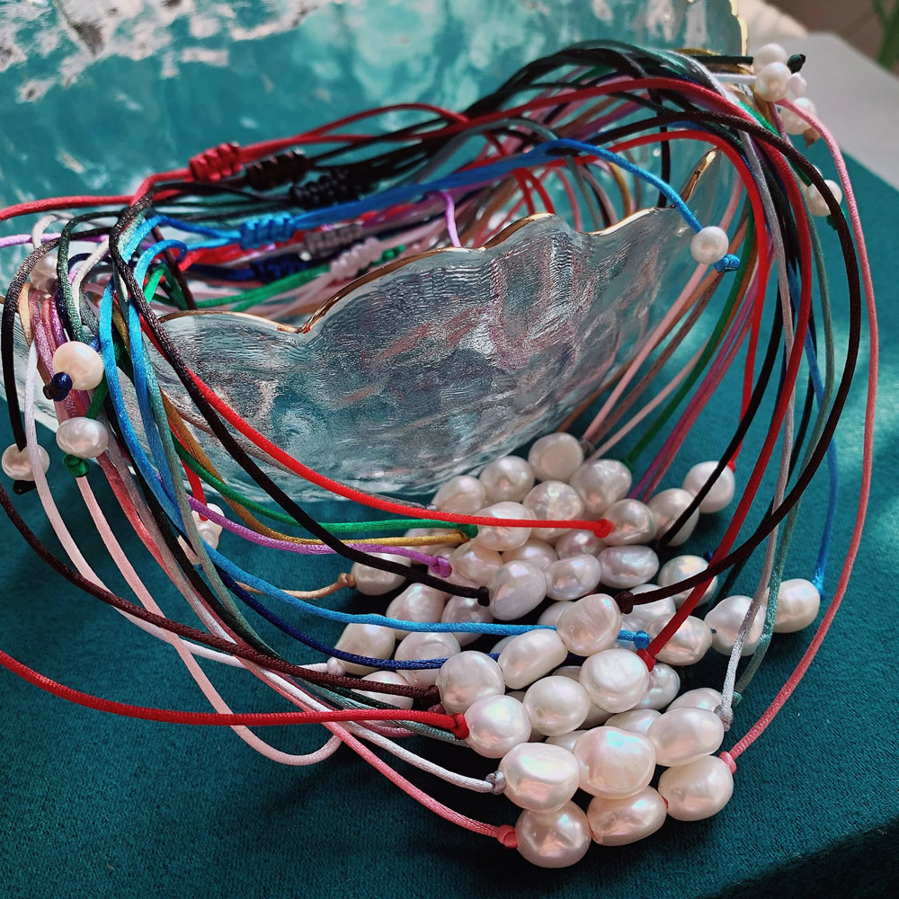 9-10mm Baroque Pearl Charm Nec - đánh giá và giá Pearl Choker Necklace Vintage