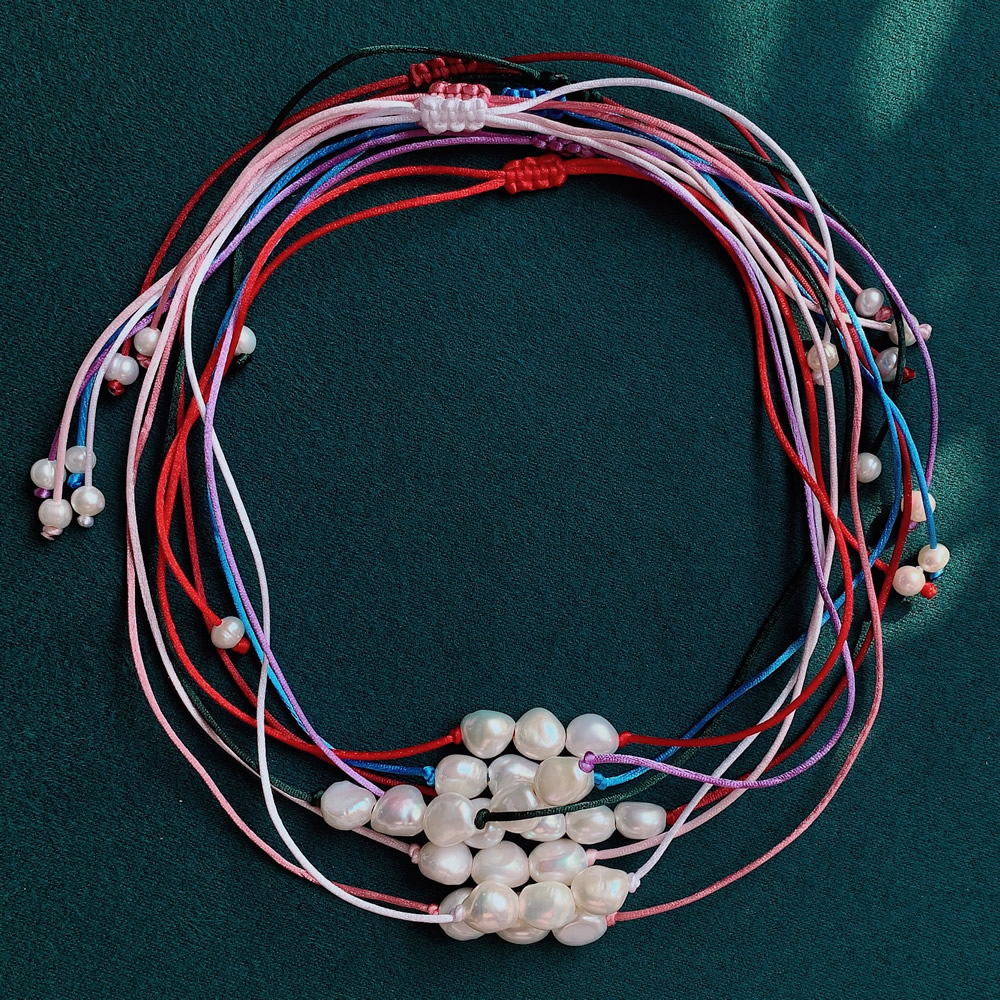 9-10mm Baroque Pearl Charm Nec - đánh giá và giá Pearl Choker Necklace Vintage