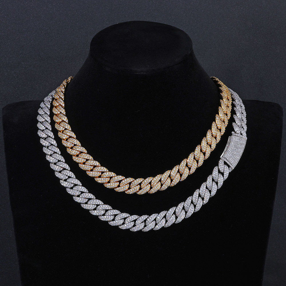 ESKEEM New Style 13MM Iced Out - đánh giá và giá Cuban Link Chain 12Mm