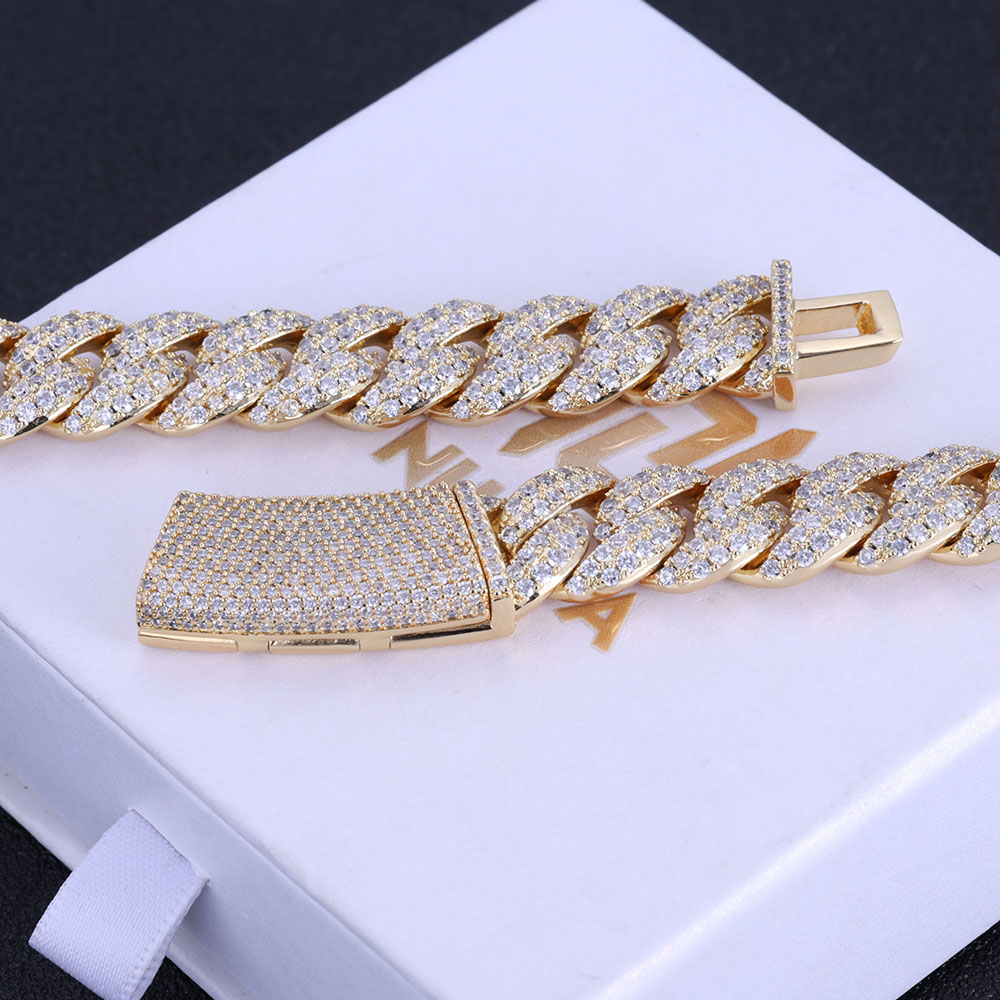 ESKEEM New Style 13MM Iced Out - đánh giá và giá Cuban Link Chain 12Mm