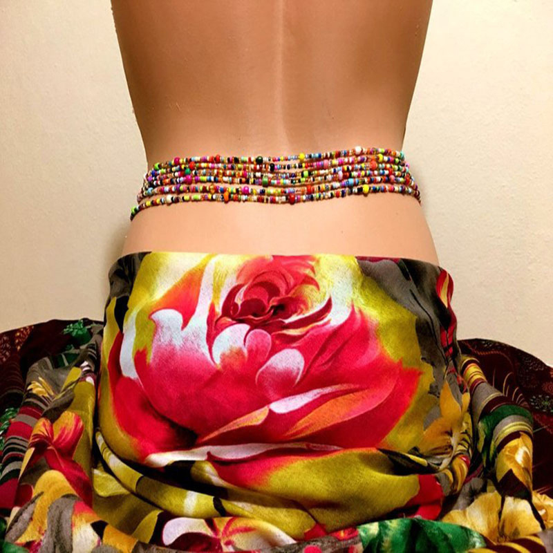 Women Layered Beaded Belly Cha - đánh giá và giá Body Jewelry